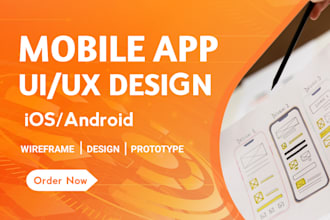 do UI UX design, mobile app UI design, figma app design