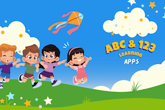 develop a fun and educational kids learning app for android