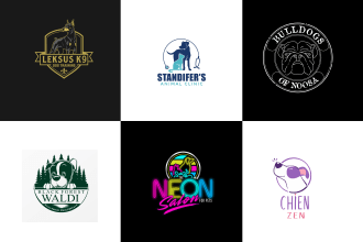 do cat, dog, pet, animal shelter or veterinary clinic logo