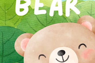 create awesome children book covers and story boards