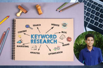 do SEO long tail keyword research and competitors analysis for website