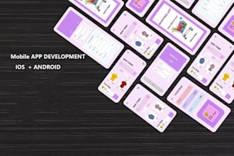 develop professional mobile apps in react native, flutter