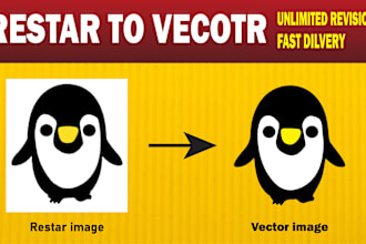 vectorize, raster logo,trace, convert image to vector quickly