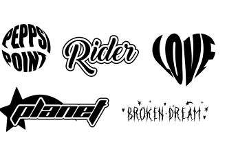 design y2k clothing brand logo in free revision