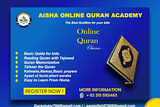 be your qualified quran teacher,online lessons