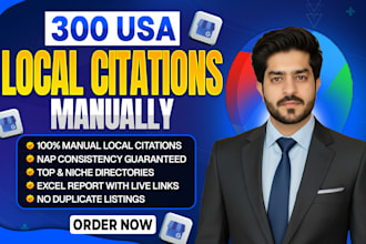 usa local citations building for google maps and local SEO