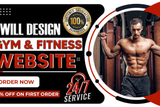 design gym, fitness, yoga, workout, personal trainer wordpress website