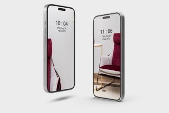 design a iphone mockups for you