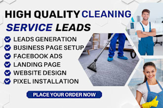 generate quality clean house leads, commercial cleaning, carpet cleaning leads