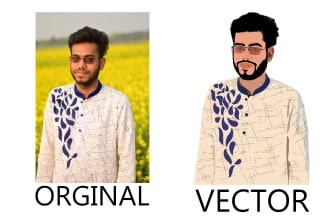 convert image to vector, logo vectorized high resolution