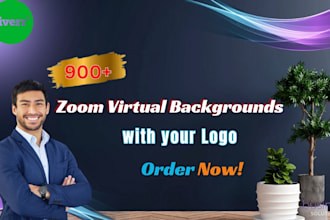 create zoom virtual background for office or company