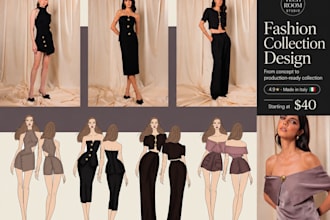 design a complete fashion collection