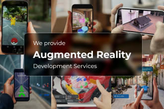 develop ar augmented reality app  games  project for ios and android