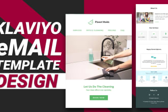 design klaviyo email template, klaviyo email flows