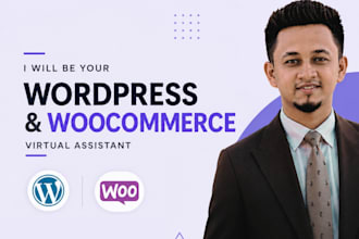be your virtual assistant for wordpress