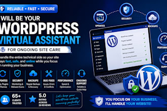 be your reliable wordpress virtual assistant for ongoing site care