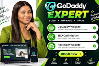 hostinger wordpress website godaddy website design godaddy