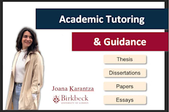 tutor and guide your dissertation