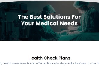 design unique telemedicine website, telemedicine app, doctor booking website
