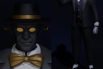 create stylized 3d characters