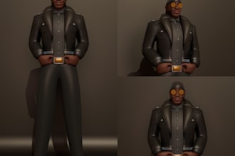 create stylized 3d characters