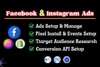 run facebook ads, fb advertising, and instagram ads