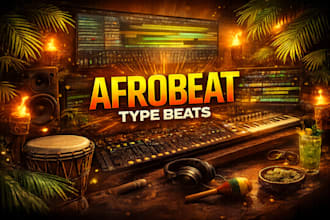 produce afrobeat or afropop beats ready for release