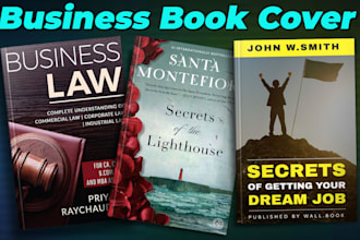 design business book cover,kdp cover and ebook cover within 2hrs