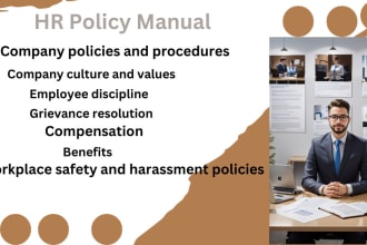 write your complete HR policy manual
