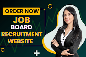 create recruitment wordpress job board website job agency staff hiring site