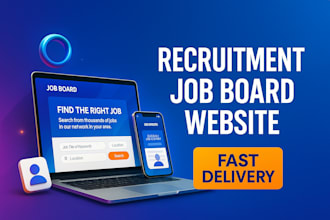 create recruitment wordpress job board website job agency staff hiring website