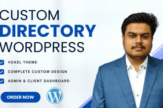 business directory website with voxel theme