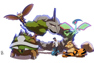 draw you with your pokemon team