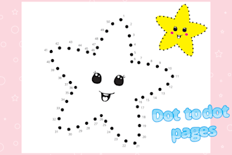 draw connect the dots picture for children