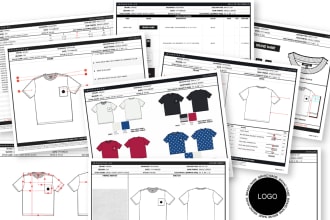 create a clothing tech pack pro fashion designer