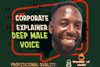 produce corporate narration explainer