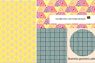 create geometric patterns and seamless pattern design