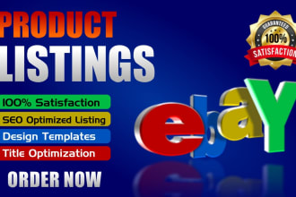 do ebay listing, ebay SEO listing, ebay product listing