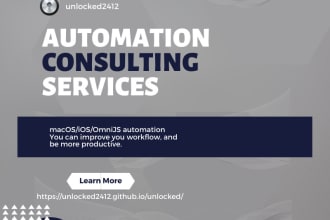 provide mac, ios customer support and advice on automation