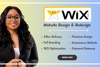 do wix website design or redesign wix website and wix website design, wix design