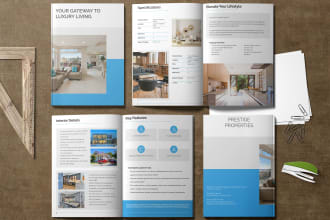 design real estate listing presentation, buyer or seller guide, packet, brochure