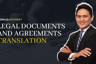 do legal translation for agreements and legal documents