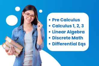 tutor math linear algebra differential equation precalculus discrete mathematics