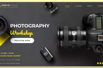 make photography, video and drone websites with online booking