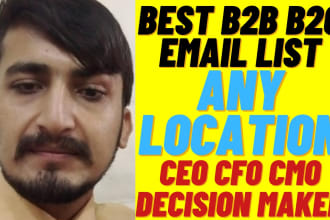 bulk prospect email list building targeted b2b linkedin lead generation niche