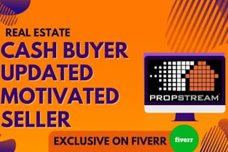 provide real estate motivated seller and cash buyer leads with skip tracing