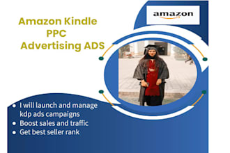 launch profitable amazon KDP sp ads campaigns and manage it for you