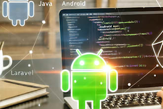 create app using android studio and lumen