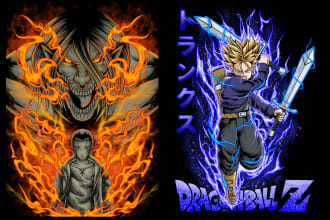 draw detailed dark art and horor illustration