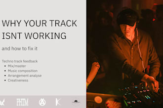 help you finish your techno track with producer feedback
